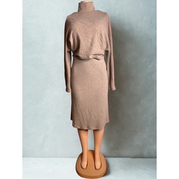 OGL Dresses & Skirts - OGL MIDI SKIRT WITH LONG SLEEVE SHIRT WITH BUILTIN BRA SET SIZE S NWT